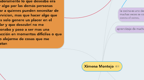 Mind Map: Ximena Montejo