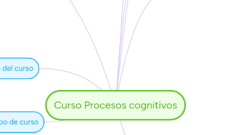 Mind Map: Curso Procesos cognitivos