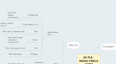 Mind Map: Mi PLE - NEIDA FIDELA ORTIZ