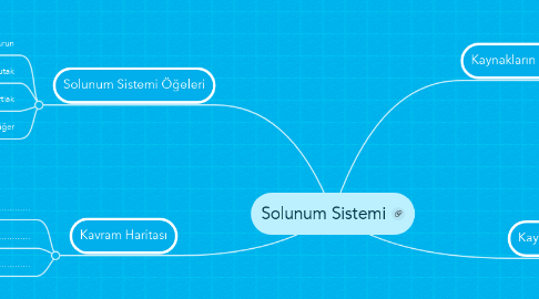 Mind Map: Solunum Sistemi