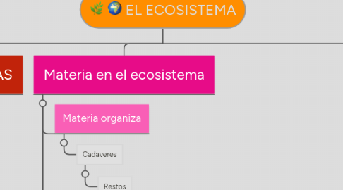 Mind Map: EL ECOSISTEMA