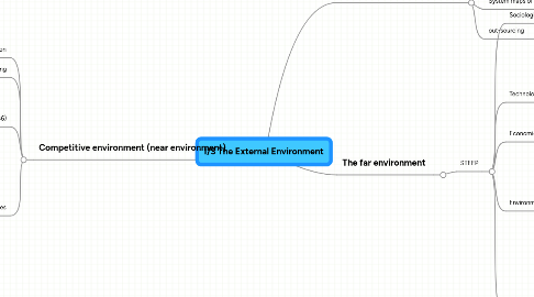 Mind Map: I/3 The External Environment