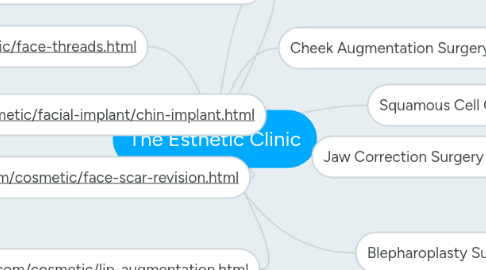 Mind Map: The Esthetic Clinic