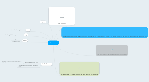 Mind Map: barndom