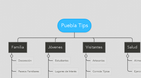 Mind Map: Puebla Tips