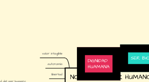 Mind Map: NOCIÓN DEL SER HUMANO