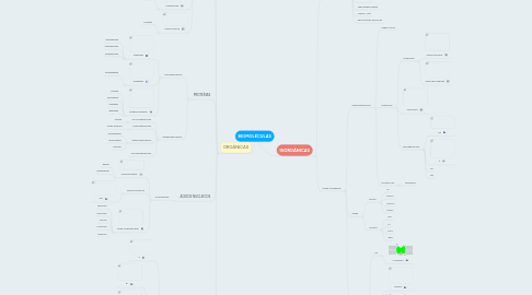 Mind Map: BIOMOLÉCULAS