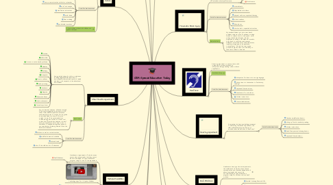 Mind Map: IDEA Special Education Today