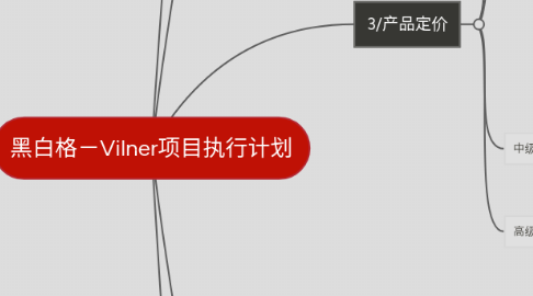 Mind Map: 黑白格-Vilner项目执行计划