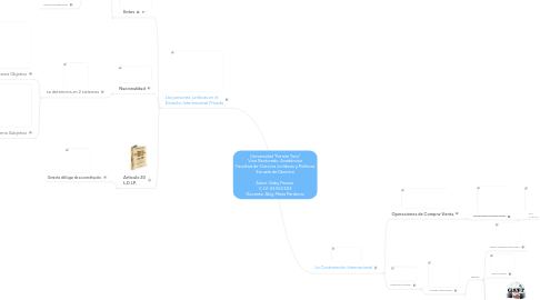 Mind Map: Universidad "Fermín Toro" Vice Rectorado Académico Facultad de Ciencias Jurídicas y Políticas Escuela de Derecho Autor: Gaby Perozo C.I.V-23.553.503 Docente: Abg. Maria Perdomo
