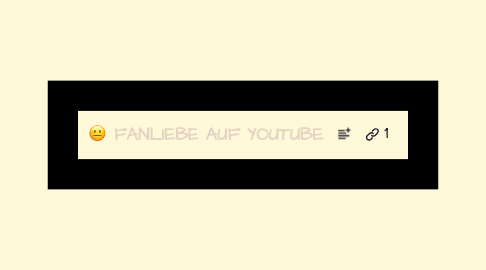 Mind Map: FANLIEBE AUF YOUTUBE