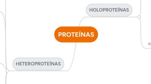 Mind Map: PROTEÍNAS