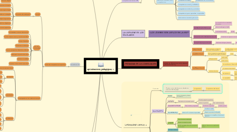 Mind Map: aproximaciones pedagógicas