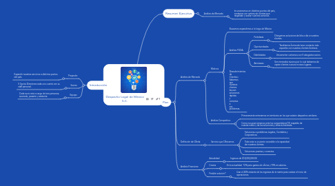 Mind Map: Despacho Legal de México S.C.