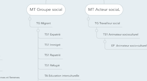 Mind Map: Thésaurus