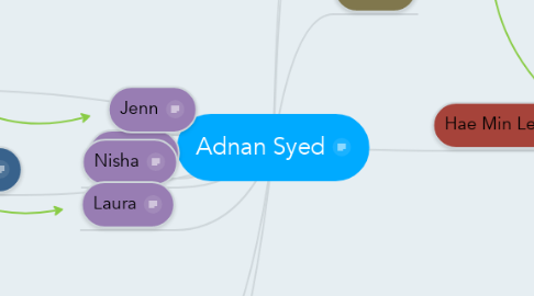 Mind Map: Adnan Syed