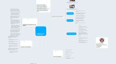 Mind Map: Las Empresas y sus Características