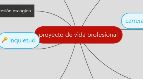 Mind Map: proyecto de vida profesional