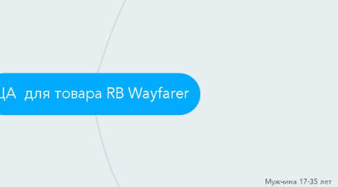 Mind Map: ЦА  для товара RB Wayfarer