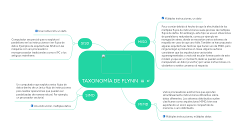 Mind Map: TAXONOMÍA DE FLYNN