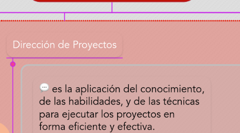 Mind Map: Gestión de Dirección de Proyectos