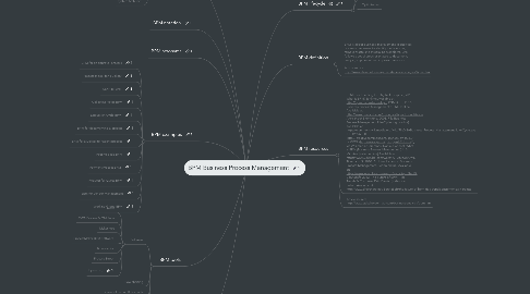 Mind Map: BPM Business Process Management