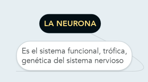 Mind Map: LA NEURONA