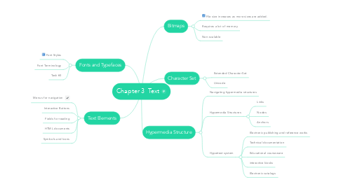 Mind Map: Chapter 3  Text