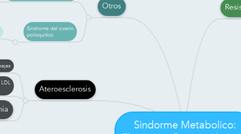 Mind Map: Sindorme Metabolico: Elementos Fisiopatologicos