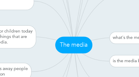 Mind Map: The media