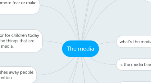 Mind Map: The media