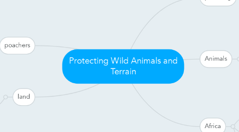 Mind Map: Protecting Wild Animals and Terrain