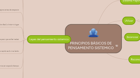 Mind Map: PRINCIPIOS BÁSICOS DE PENSAMIENTO SISTEMICO