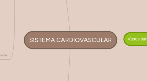 Mind Map: SISTEMA CARDIOVASCULAR