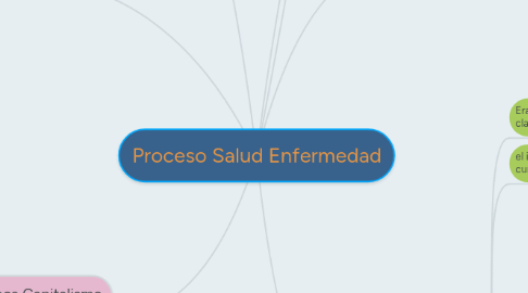 Mind Map: Proceso Salud Enfermedad