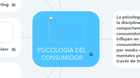 Mind Map: PSICOLOGÍA DEL CONSUMIDOR