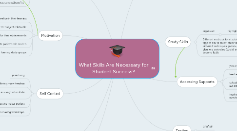 Mind Map: What Skills Are Necessary for Student Success?