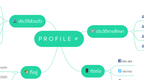 Mind Map: P R O F I L E