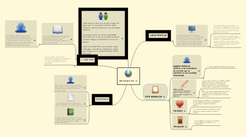 Mind Map: NETIQUETAS