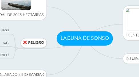 Mind Map: LAGUNA DE SONSO