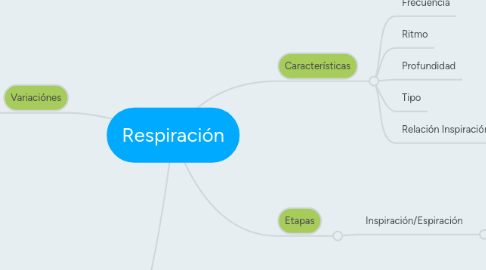 Mind Map: Respiración