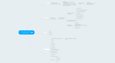Mind Map: Social Selling Cadence By Carlos M
