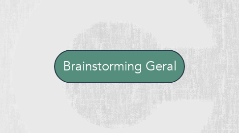 Mind Map: Brainstorming Geral