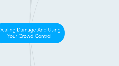 Mind Map: Dealing Damage And Using Your Crowd Control