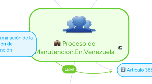 Mind Map: Proceso de Manutencion.En.Venezuela