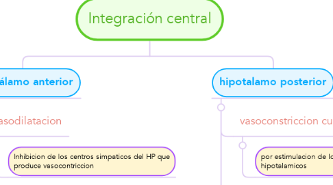 Mind Map: Integración central