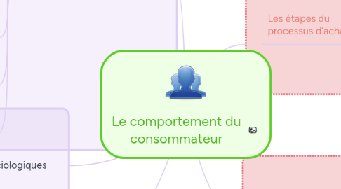 Mind Map: Le comportement du consommateur