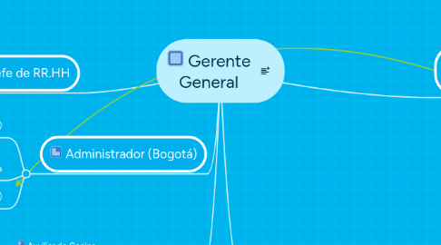 Mind Map: Gerente General