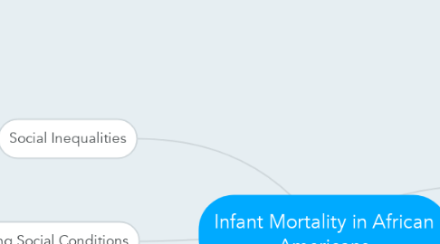 Mind Map: Infant Mortality in African Americans