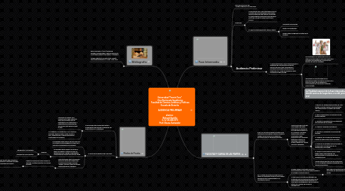 Mind Map: Universidad "Fermín Toro" Vice Rectorado Académico Facultad de Ciencias Jurídicas y Políticas Escuela de Derecho AUDIENCIA PRELIMINAR alumno: Richard Bustillo C.I.V-25.686.970 Prof. Eleana Santander
